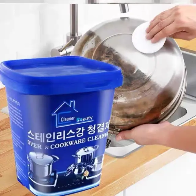 Stainless Steel Cookware Cleaning Paste Kitchen Cleaner Washing Detergent Paste