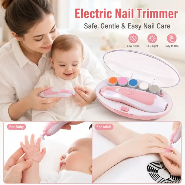 ইলেকট্রিকের বেবি নেইল ট্রিমার / Baby Electric Nail Trimmer