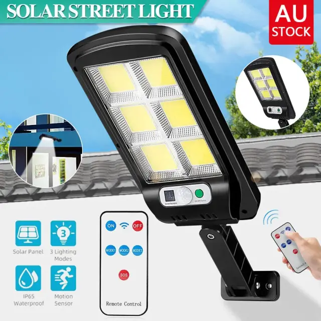 40W 120 LED Solar Sensor Light – Smart Outdoor লাইট