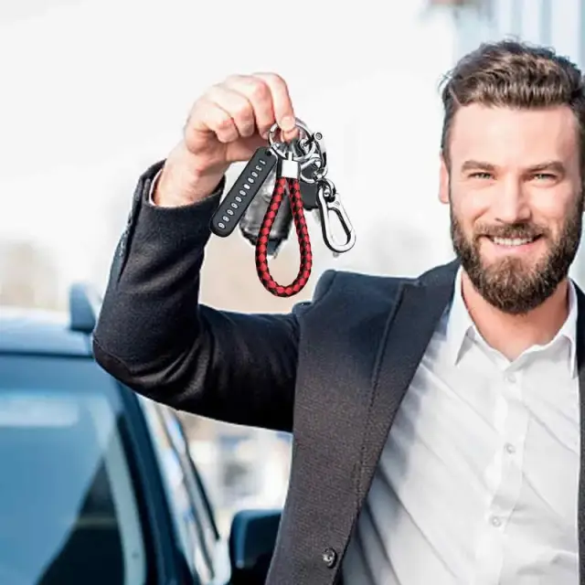 Anti-lost Phone Number Plate Pendant Keychain, Anti Lost Keyring With Phone Number Plate