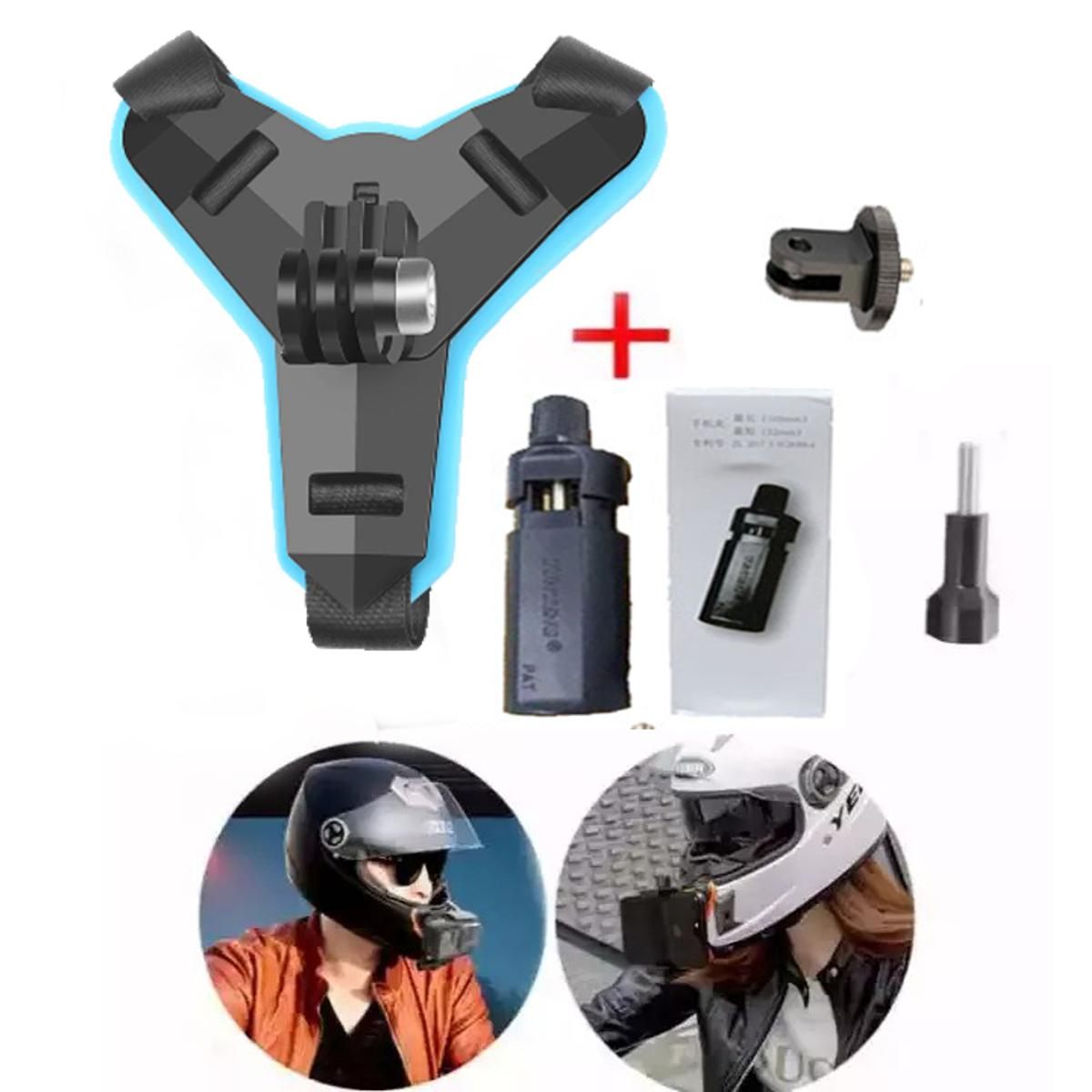 Motorcycle Helmet Chin Mount Holder Bracket for Mobile & GoPro 6