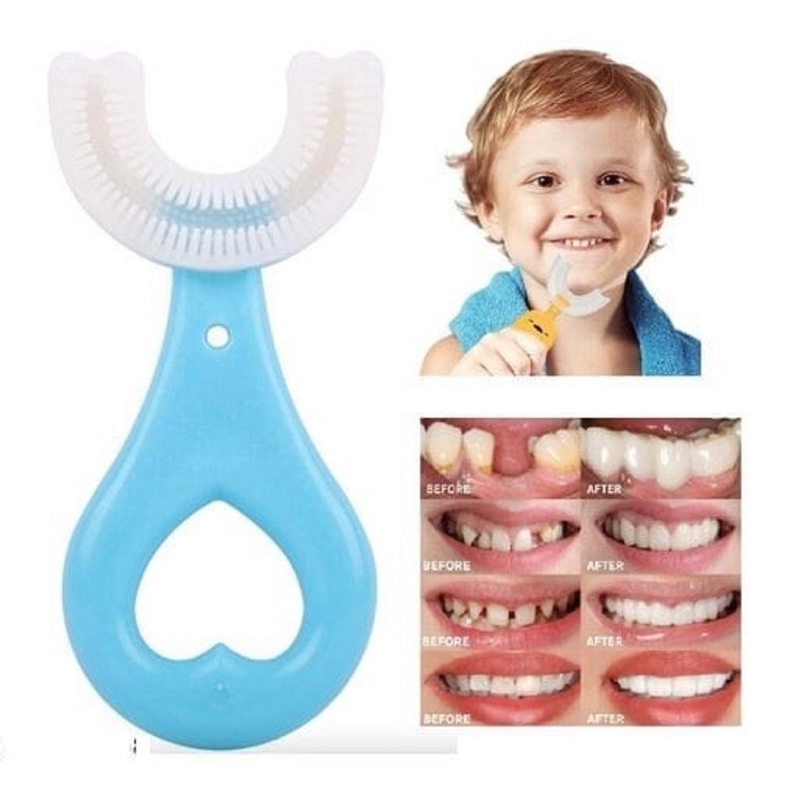 U Shaped Silicone Tooth brush for Kids 2