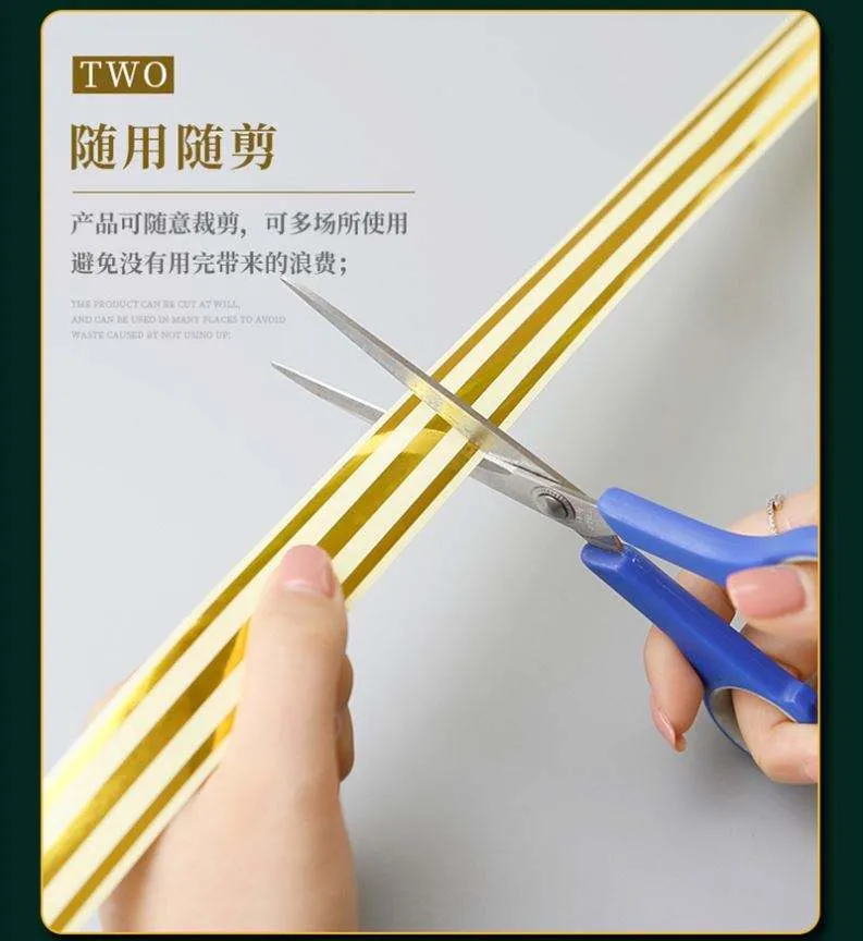 Gold Tile Gap Decorative Tape | টাইলস জয়েন্ট গোল্ড টেপ 3