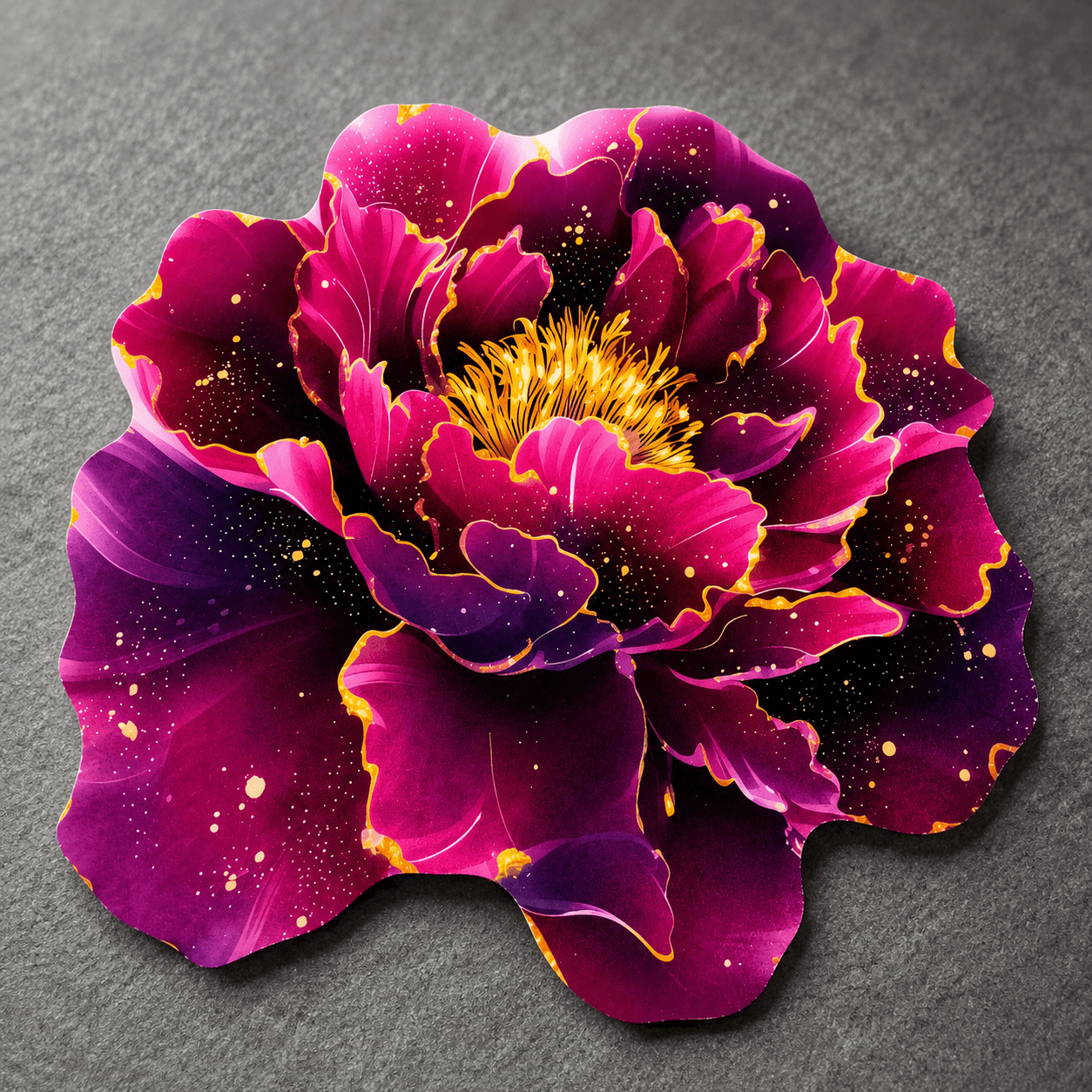 3D Purple Flower Floor Mat |Luxury Peony (পিওনি ফুল), Non-Slip Soft Floral Rug for Bedroom, Living Room & Bathroom,লাক্সারি ৩ডি বেগুনি ফুল আকৃতির ফ্লোর ম্যাট | নন-স্লিপ সফট ফ্লোর রাগ ঘর, বাথরুম ও লিভিং রুমের জন্য