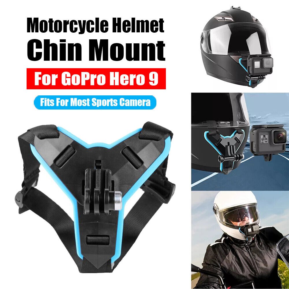 Motorcycle Helmet Chin Mount Holder Bracket for Mobile & GoPro