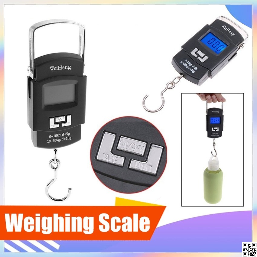 Hanging Weight Scale 50kg, Digital Portable Hanging Electronic Hook Scale 50 kg 6