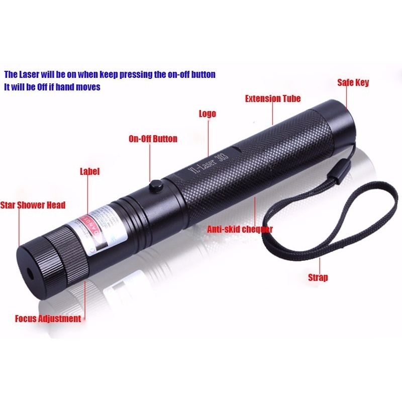 Rechargeable Green Laser Pointer Jd-303 2