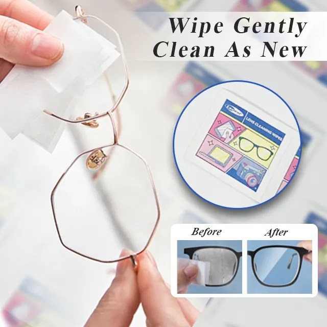 Premium Lens Cleaning Wipes (100 PCS Box) / প্রিমিয়াম লেন্স ক্লিনিং ওয়াইপস (১০০ পিস বক্স) 7