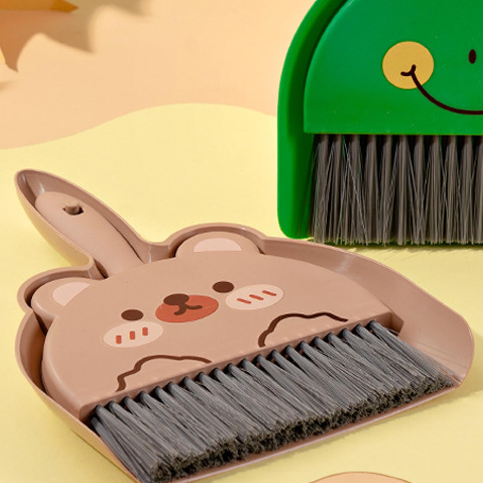 Mini Dustpan and Brush Set, Mini Broom Cleaning Brush with Dustpan, Dust Clean Brush 7