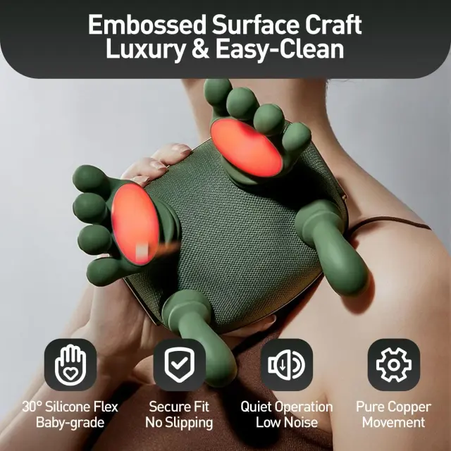 Master Hand Neck & Shoulder Massager – হিট থেরাপি 5