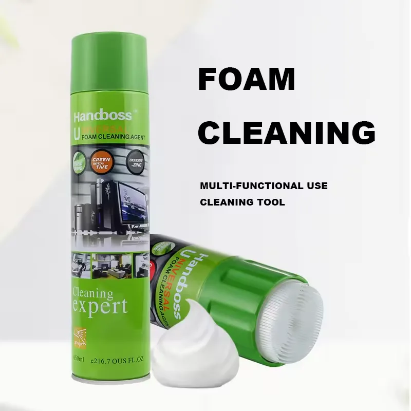 মাল্টিপারপাস ফোম ক্লিনার 650ml – ব্রাশসহ / Multipurpose Foam Cleaner 650ml – Deep Cleaning Spray with Brush 6