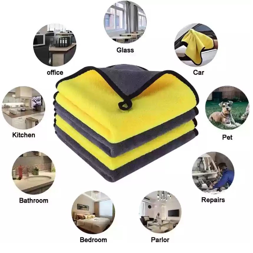 Microfiber Car Cleaning and Washing Towel 12/12 Inchi
