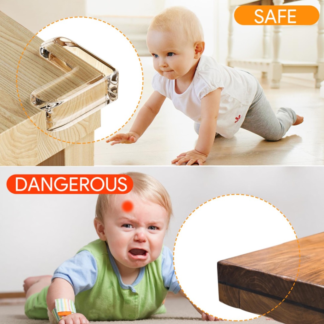 Baby Safety Table Corner Protector 4Pcs Set 3