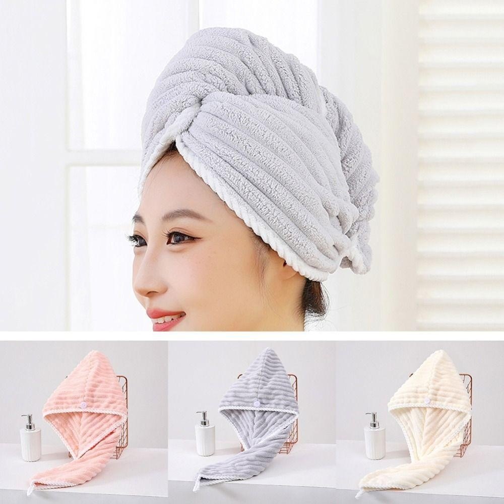 Super Absorbent, Quick Drying Hair Towel, Microfiber Hair Dry Cap, চুল শুকানোর তোয়ালে 3