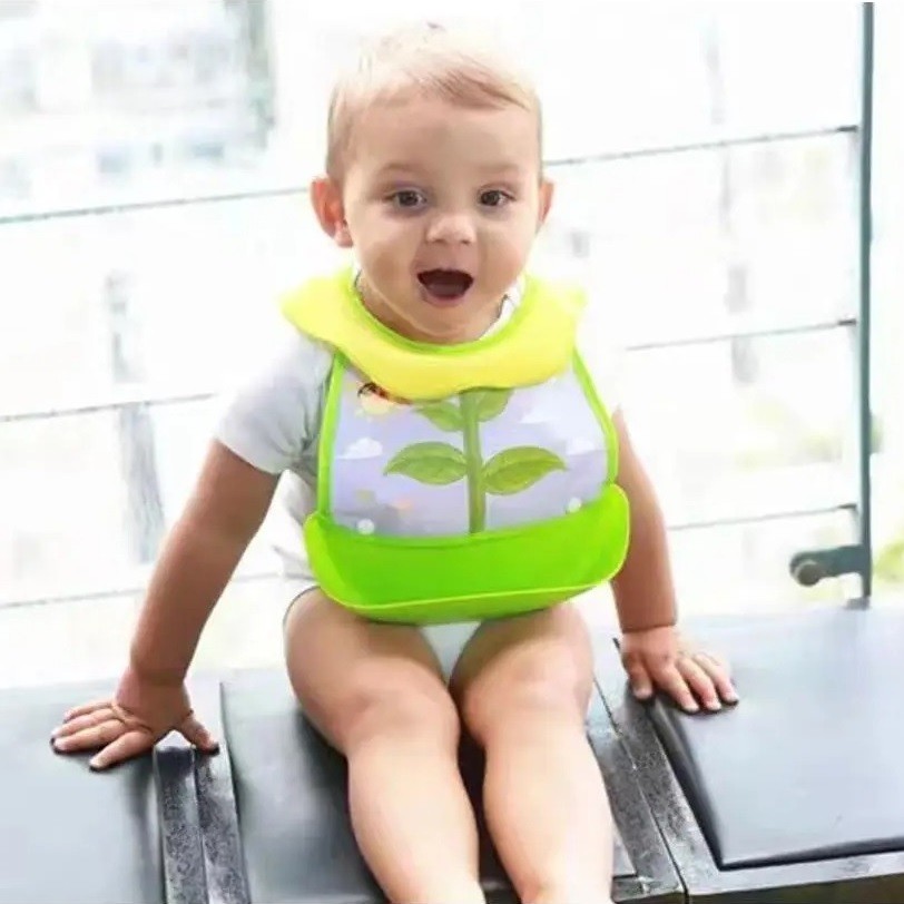 Silicone Baby Bibs With Food Catcher 4