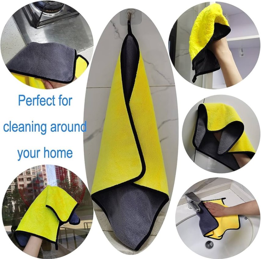 Microfiber Car Cleaning and Washing Towel 12/12 Inchi 2