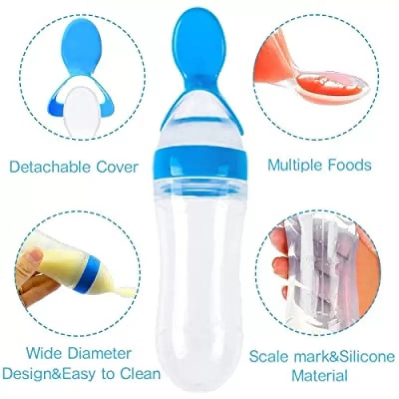 Silicone spoon feeder for baby 1pcs. 6