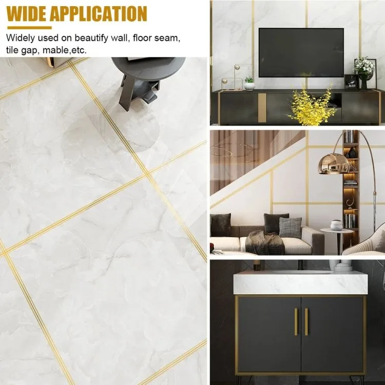 Gold Tile Gap Decorative Tape | টাইলস জয়েন্ট গোল্ড টেপ 6