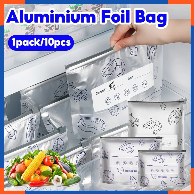 Aluminum Foil Zip Lock Bags ( ১০ পিস ) 1