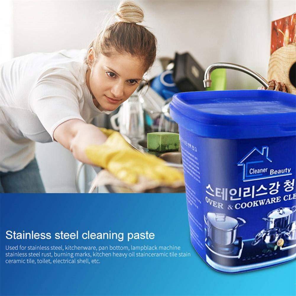 Stainless Steel Cookware Cleaning Paste Kitchen Cleaner Washing Detergent Paste 8