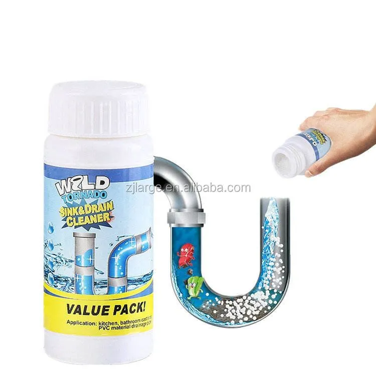 ড্রেন ব্লক রিমুভার পাউডার / Portable Powder Cleaning Tool Super Clog Remover 3