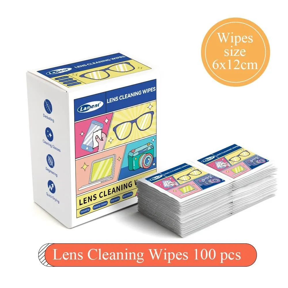 Premium Lens Cleaning Wipes (100 PCS Box) / প্রিমিয়াম লেন্স ক্লিনিং ওয়াইপস (১০০ পিস বক্স) 5