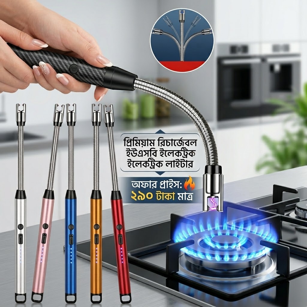 রিচার্জেবল ইউএসবি ইলেকট্রিক লাইটার,Rechargeable USB Electronic Lighter 3