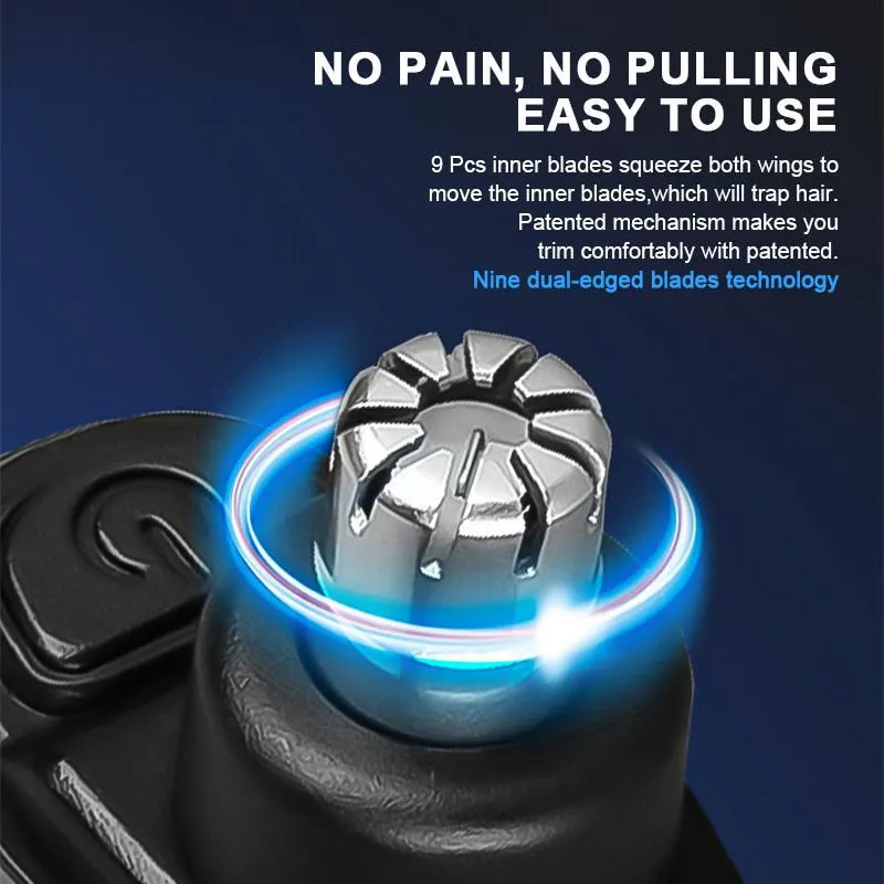২-ইন-১ নাক ও বডি হেয়ার ট্রিমার (রিচার্জেবল) 2-in-1 Waterproof Nose & Body Grooming Trimmer 12