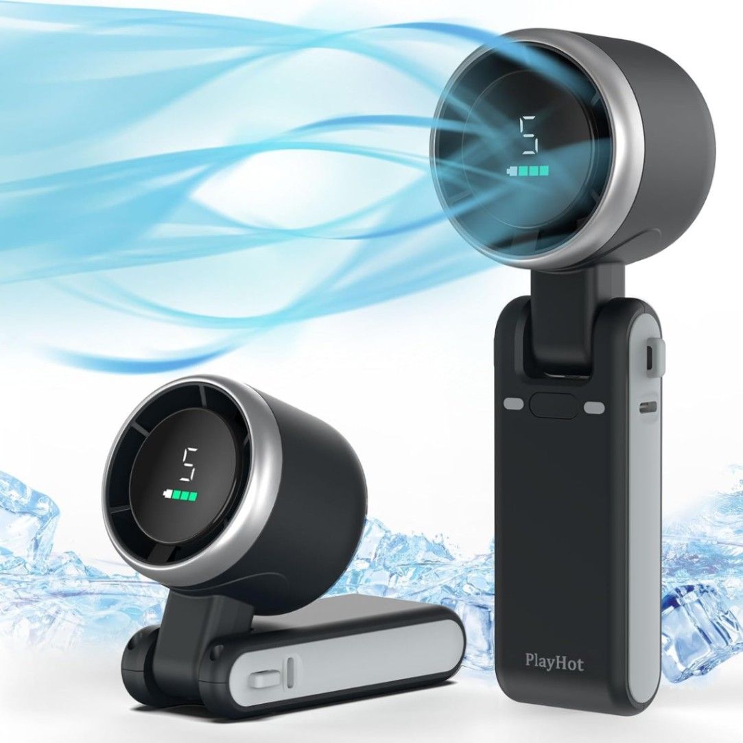 পোর্টেবল হ্যান্ডহেল্ড টার্বো ফ্যান Mini Turbo Portable Fan | Portable Turbo Fan Mini 1800 mAh Turbo Fan | 7