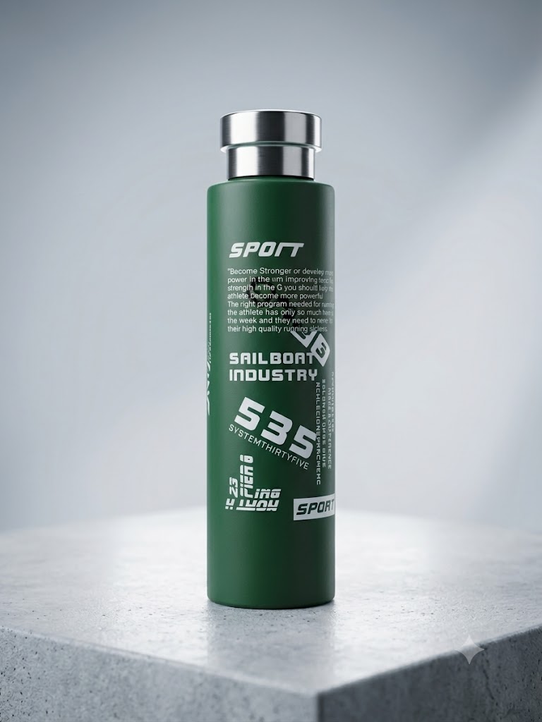 SPORT 500ml Stainless Steel Vacuum Flask - Multicolor Insulated Water Bottle,স্পোর্ট ৫০০ মিলি স্টেইনলেস স্টিল ভ্যাকুয়াম ফ্লাস্ক - মাল্টিকালার ইনসুলেটেড জলের বোতল 3