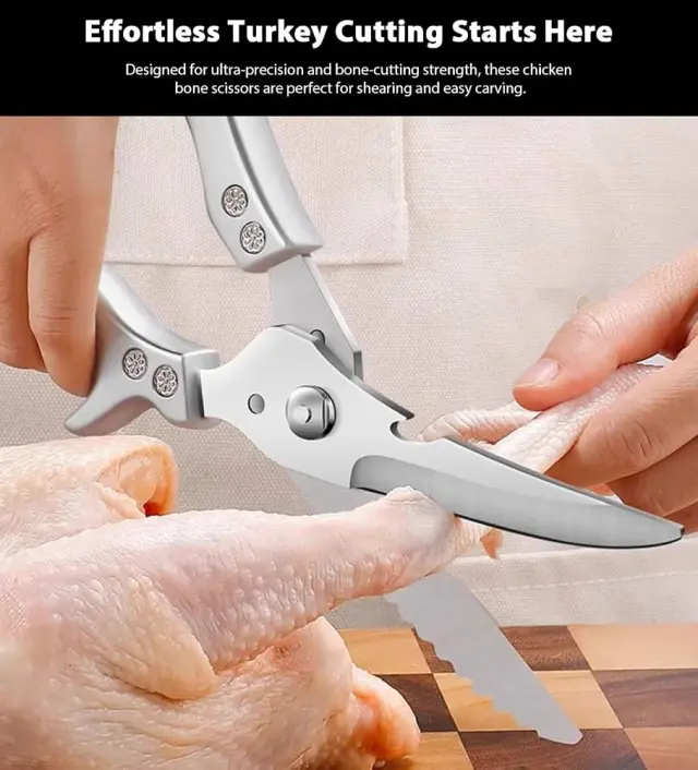 মাংস কাটার কাঁচি | Heavy Duty Poultry & Meat Cutting Shears 6