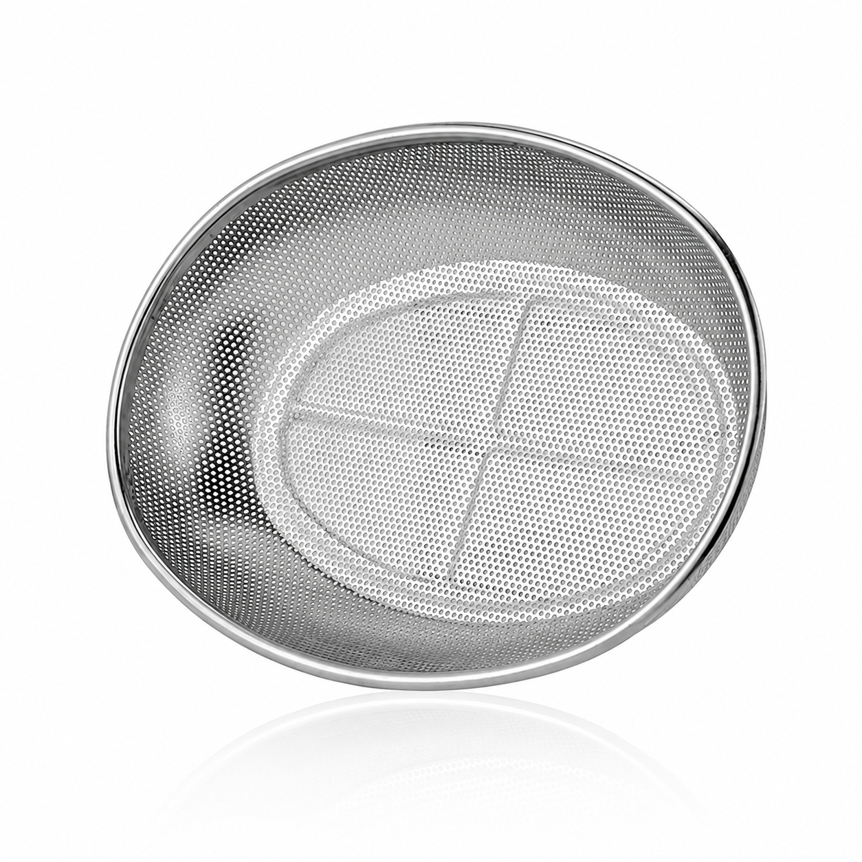 Premium Stainless Steel Perforated Oval Fruit & Vegetable Basket 2