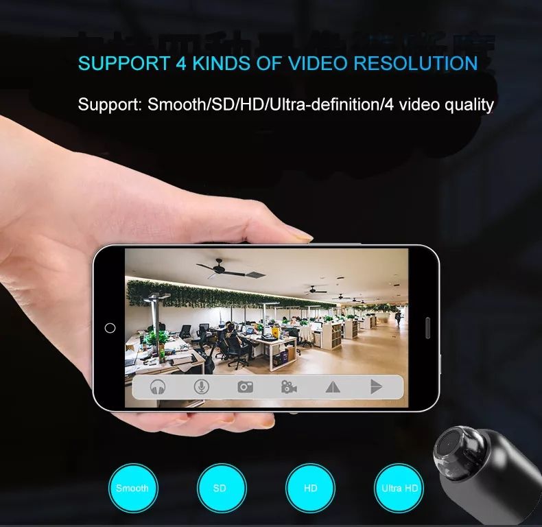 X5 স্মার্ট মিনি WiFi সিকিউরিটি ক্যামেরা / X5 Smart Mini WiFi Security Camera 4