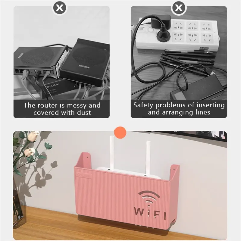 Premium WiFi Router Stand | Wall Mount Router Organizer | ওয়াইফাই রাউটার স্ট্যা 4