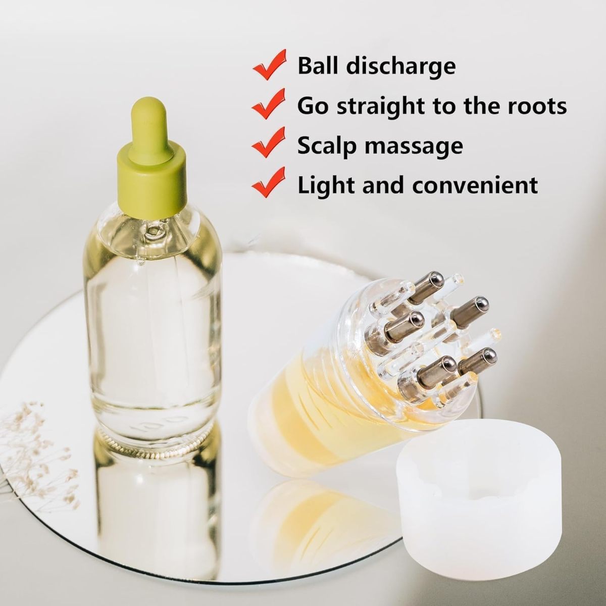Scalp Applicator Liquid Comb Oil Liquid Guiding Massager Portable Mini Massage Comb Anti Hair Loss Scalp Care Tools,মাথায় তেল দেওয়ার চিরুনি - চুল পড়া কমাতে স্ক্যাল্প ম্যাসাজ টুল 2