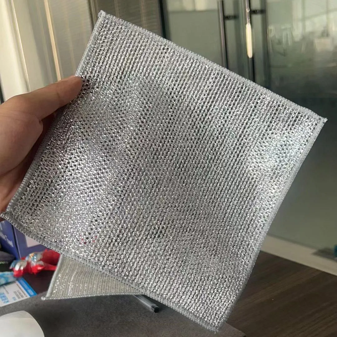 10PCS Magic Silver Wire Dish Cleaning Cloth – Reusable Non-Stick Oil & Rust Removal Kitchen Towel / ১০ পিস ম্যাজিক সিলভার ওয়্যার ডিশ ক্লিনিং কাপড় 7
