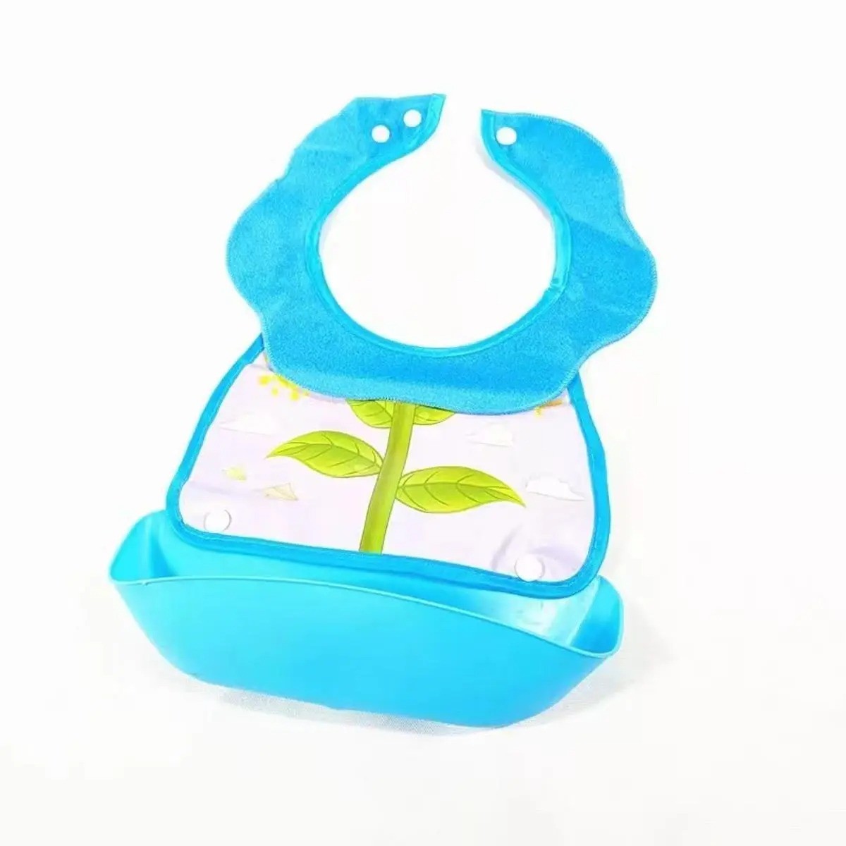 Silicone Baby Bibs With Food Catcher 7