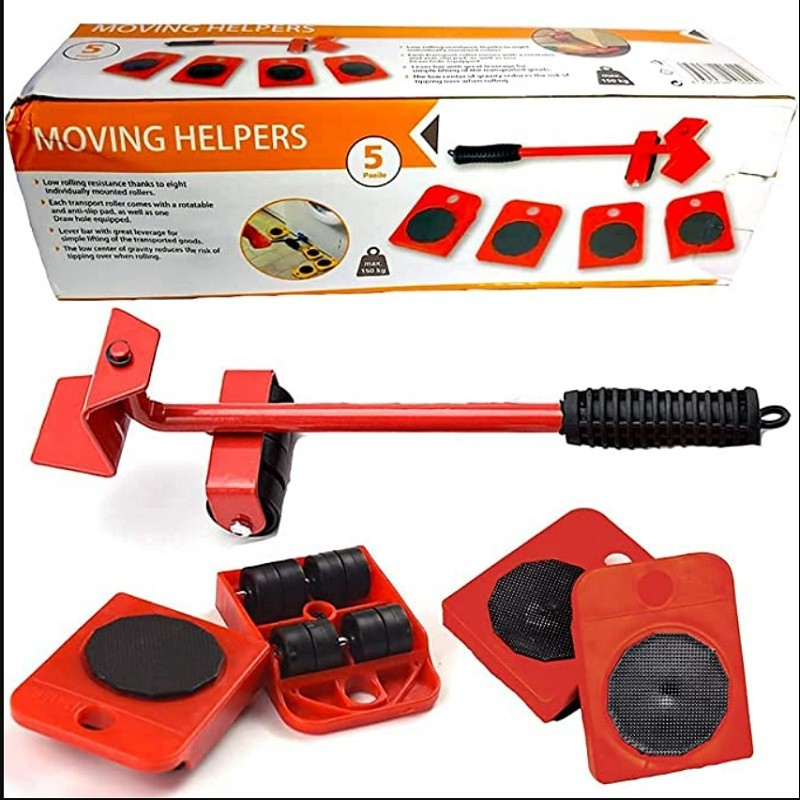 Furniture Easy Moving Tool Set, Heavy Furniture Moving & Lifting System, Maximum Load Weight 4