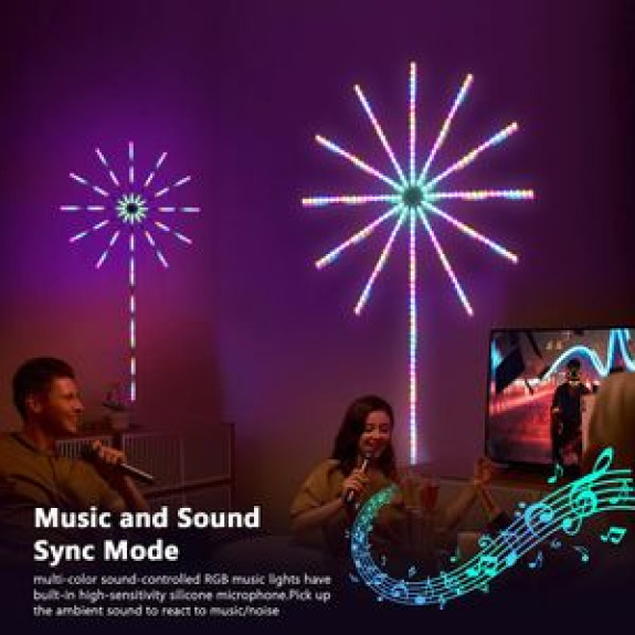 Symphony RGB Firework LED Strip Light Set – মিউজিক সিনক্রোনাইজেশন এবং স্মার্ট অ্যাপ কন্ট্রোল সুবিধা সম্পন্ন 5