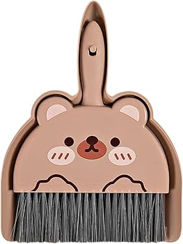 Mini Dustpan and Brush Set, Mini Broom Cleaning Brush with Dustpan, Dust Clean Brush 4