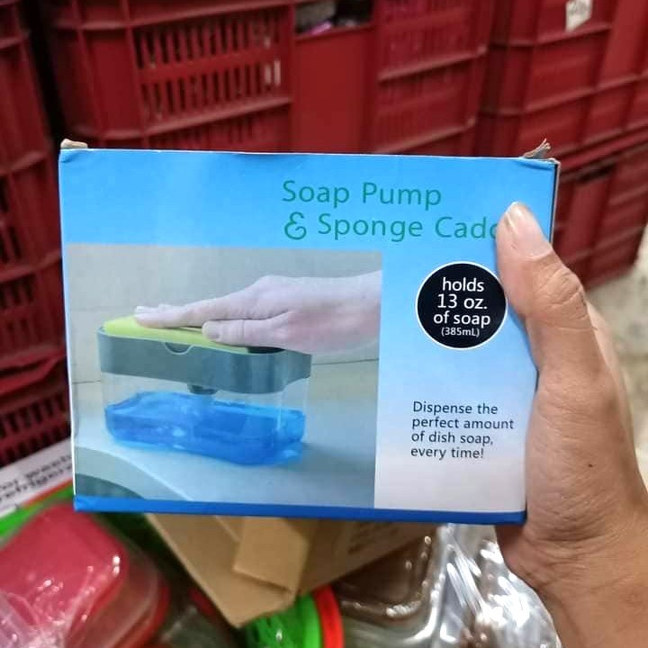 Liquid Soap Dispenser / Soap Pump & Sponge Caddy 1