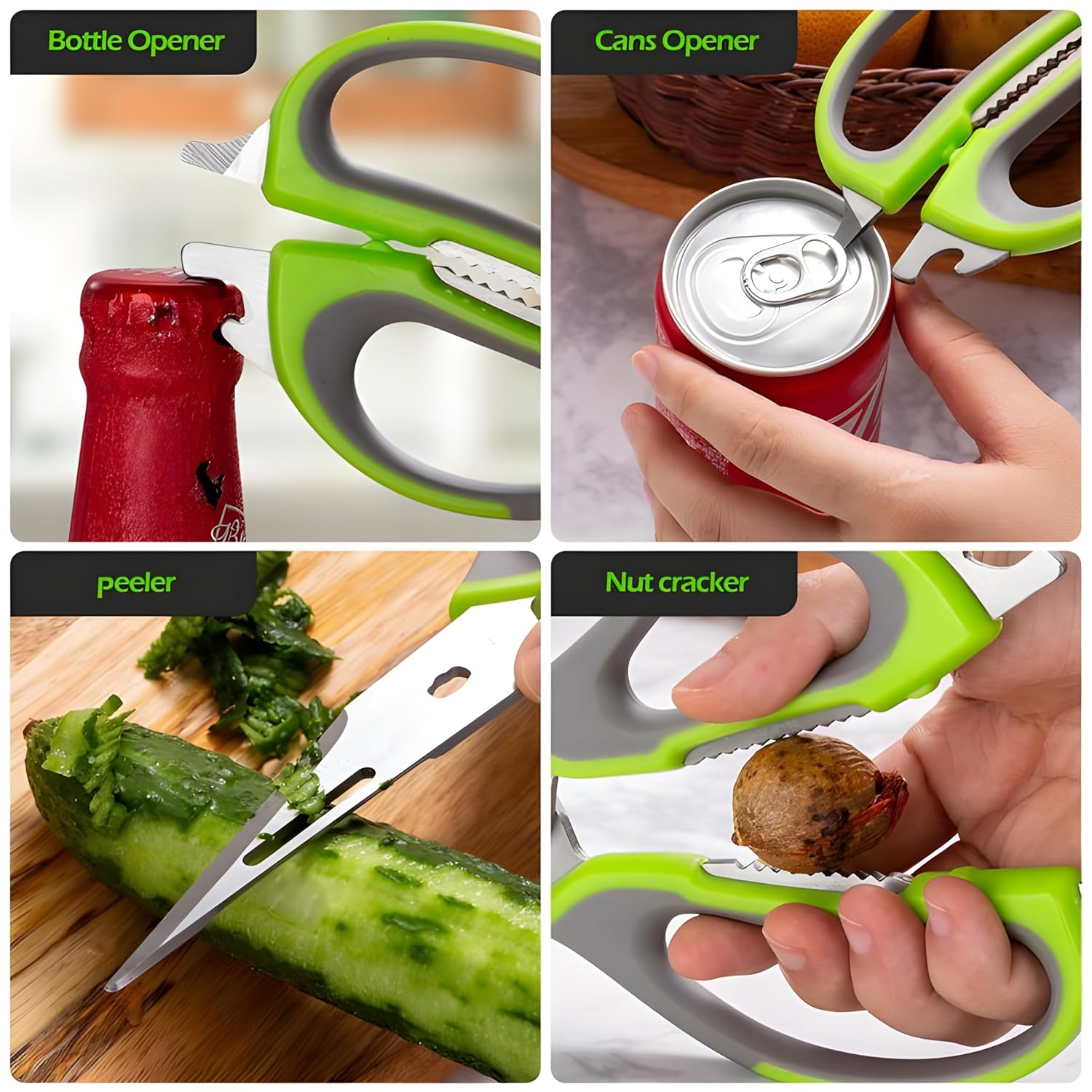 মাল্টিফাংশন কিচেন স্মার্ট সিজার (Multifunction Kitchen Smart Scissors) 3