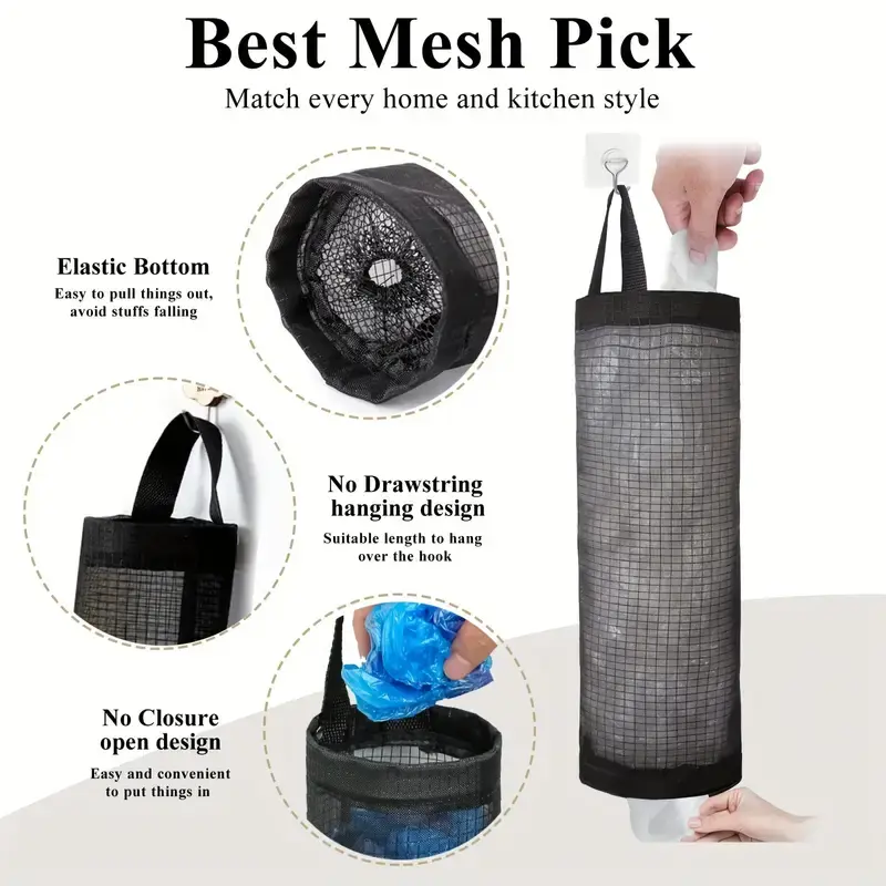 কিচেন পলিথিন স্টোরেজ ব্যাগ / Kitchen Plastic Bag Holder 2