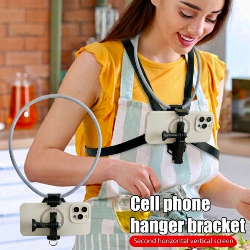 Neck Holder Mount Mount Stand For Mobile Phone & Action Camera 2