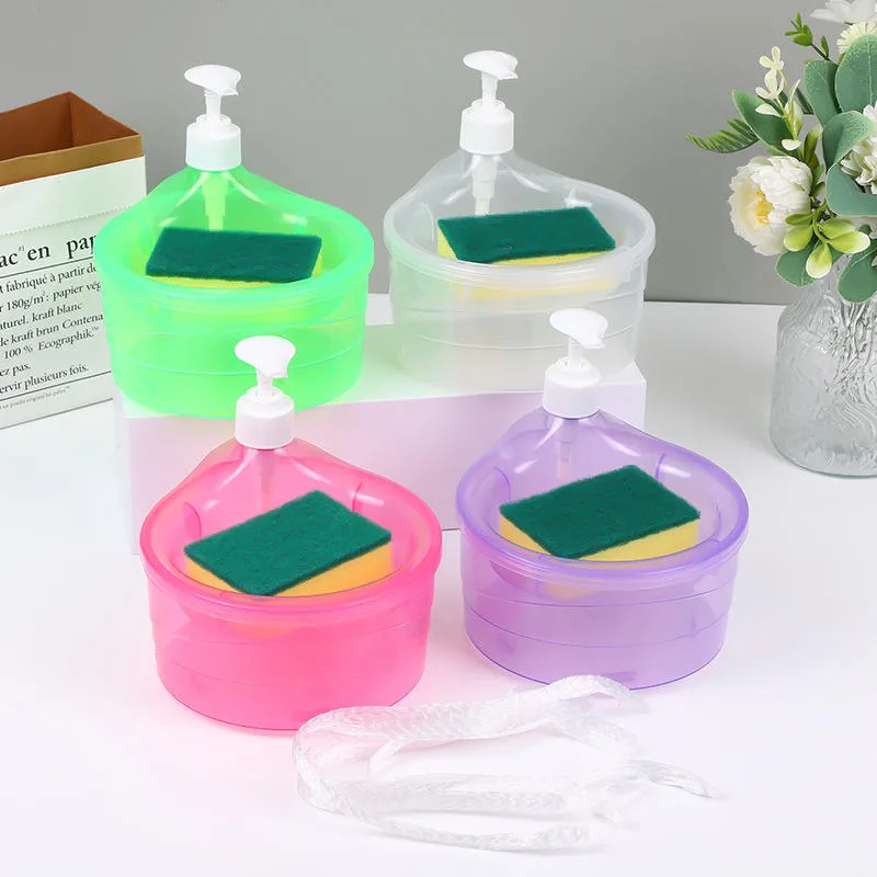 2-in-1 Dishwashing Soap Dispenser / ২-ইন-১ লিকুইড সোপ ডিসপেনসার বক্স 4