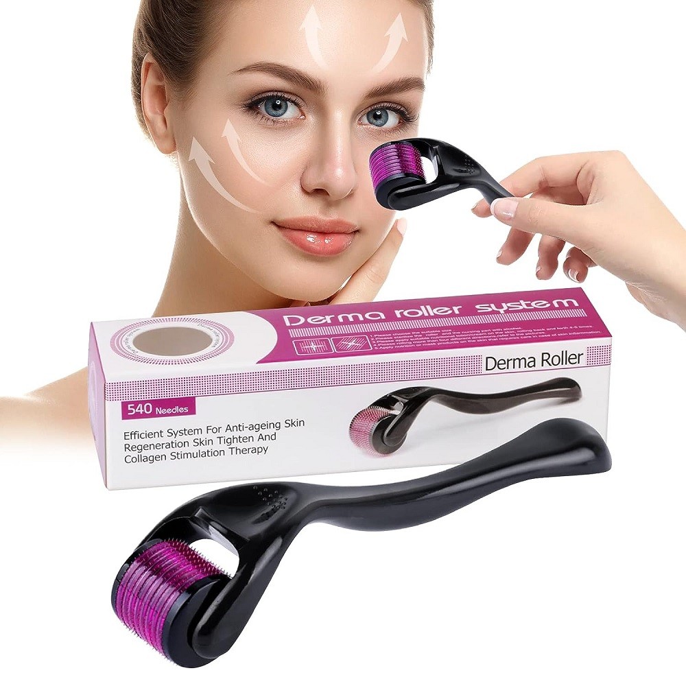Derma Roller System For Face & Body 0.50mm 540 Needles Derma Roller 6