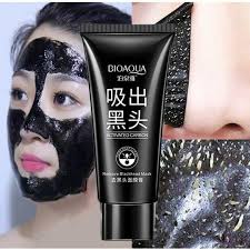 BIOAQUA Deep Cleansing Black Mask Bamboo Charcoal Blackhead Remover Face Mask Skin Care Peal-off Nose Mask