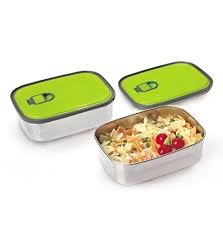 650 ml Rectangle Stainless Steel Food Container/Lunch Box 1 pcs 2